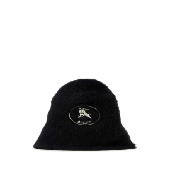 Burberry Black Eco Fur Bucket Hat - NWT - Picture 1 of 2